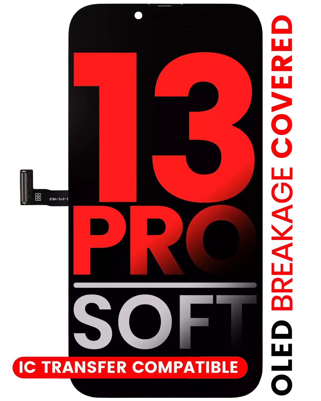 OLED-Display für iPhone 13 Pro (Aftermarket Pro: XO7 Soft)
