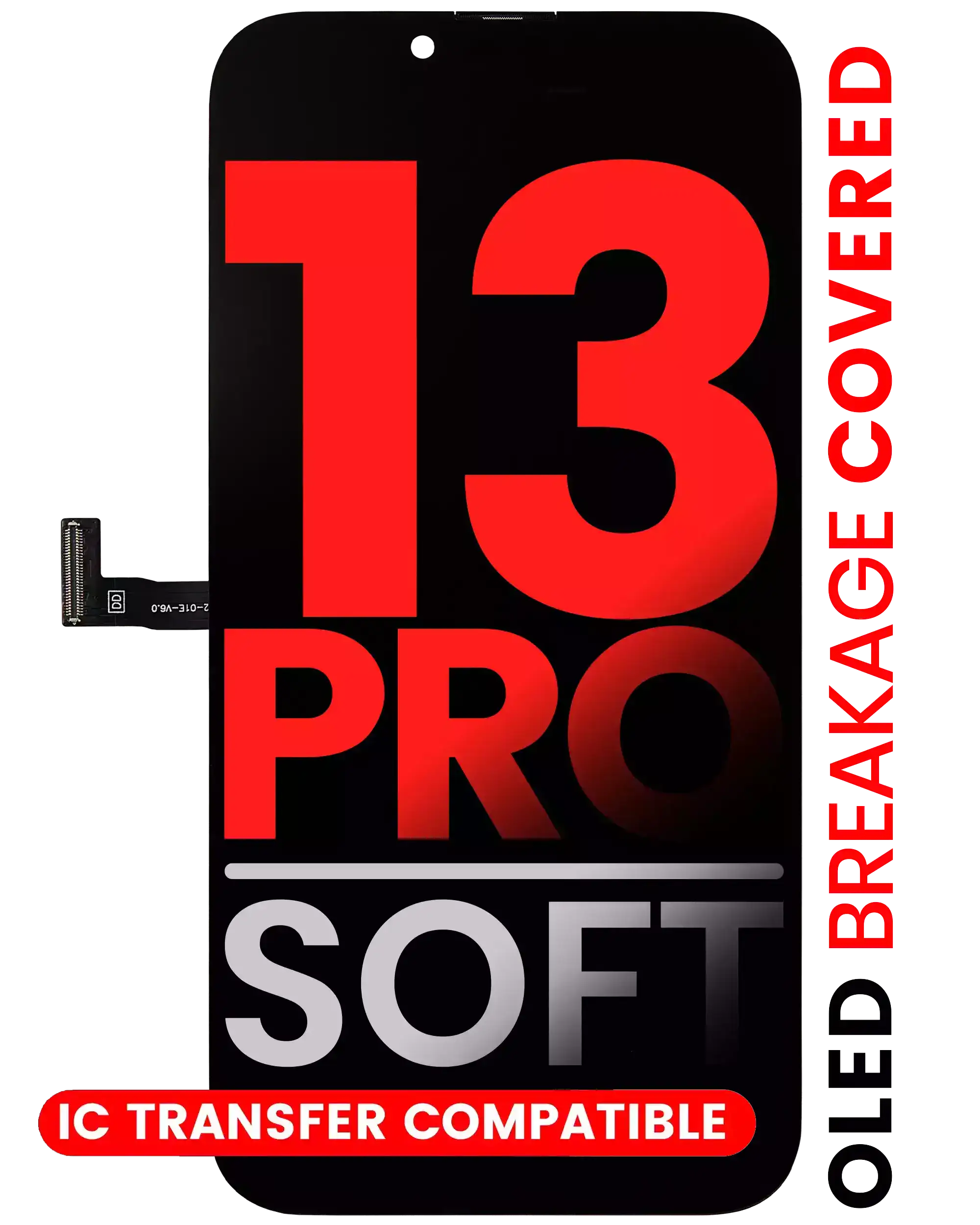 OLED-Display für iPhone 13 Pro (Aftermarket Pro: XO7 Soft)
