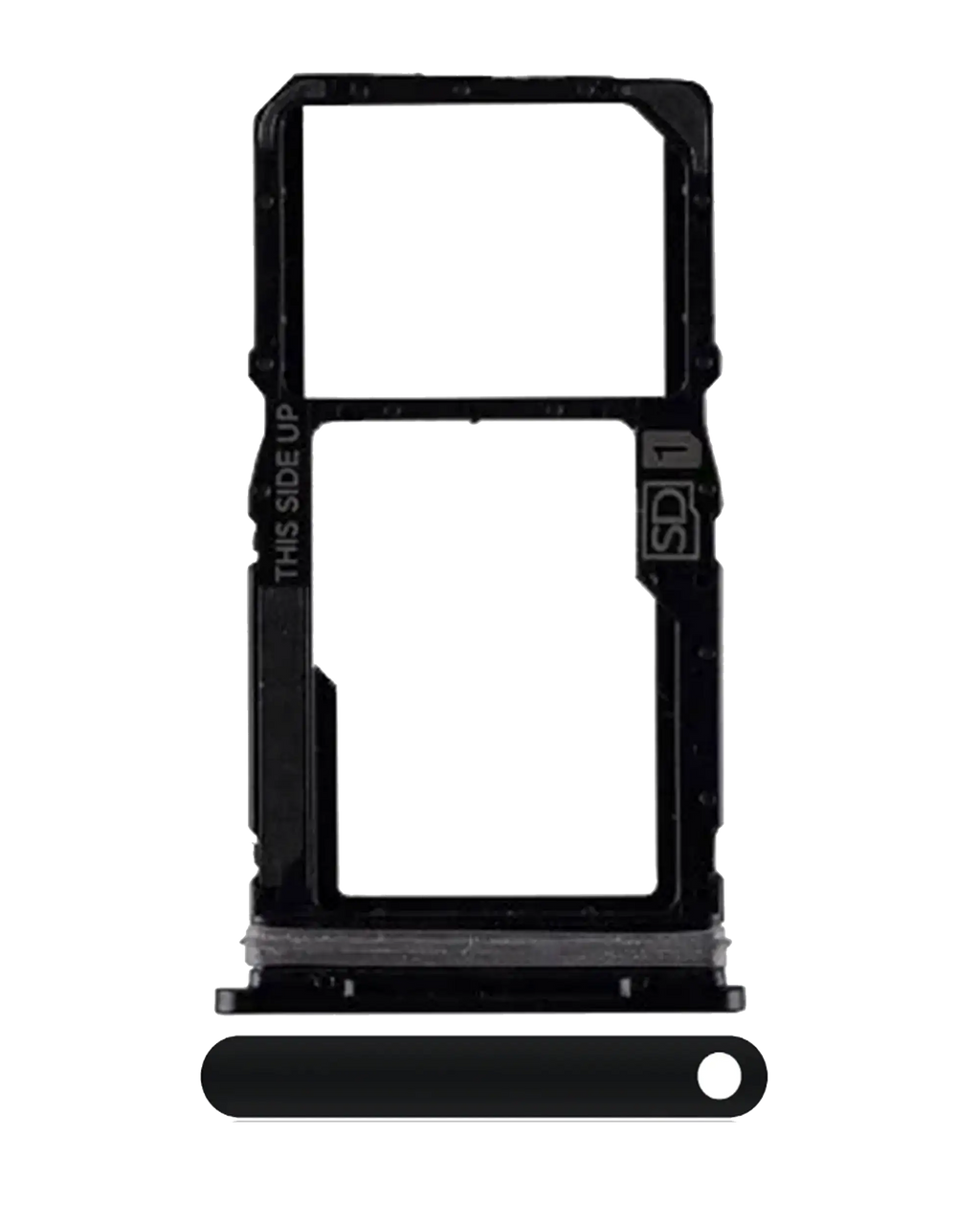 SIM Card Tray for Motorola Moto G Power (XT2165 / 2022) Original OEM (Dark Groove)