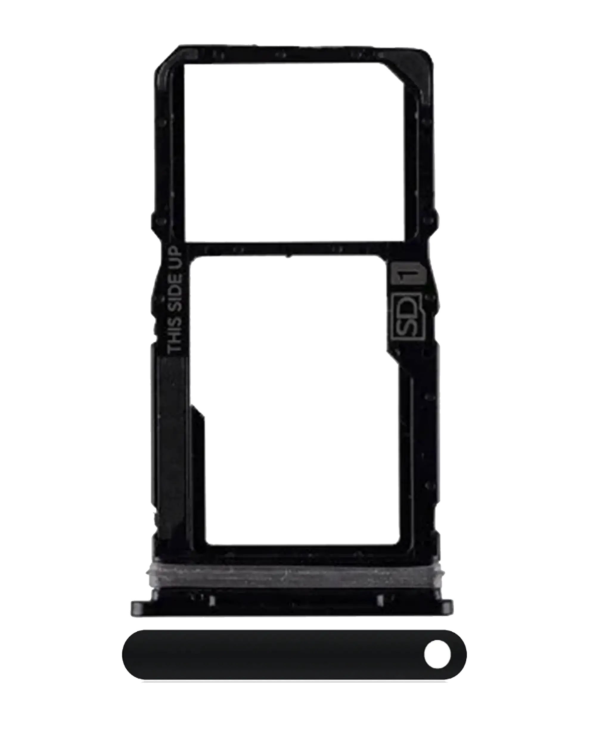 SIM Card Tray for Motorola Moto G Power (XT2165 / 2022) Original OEM (Dark Groove)