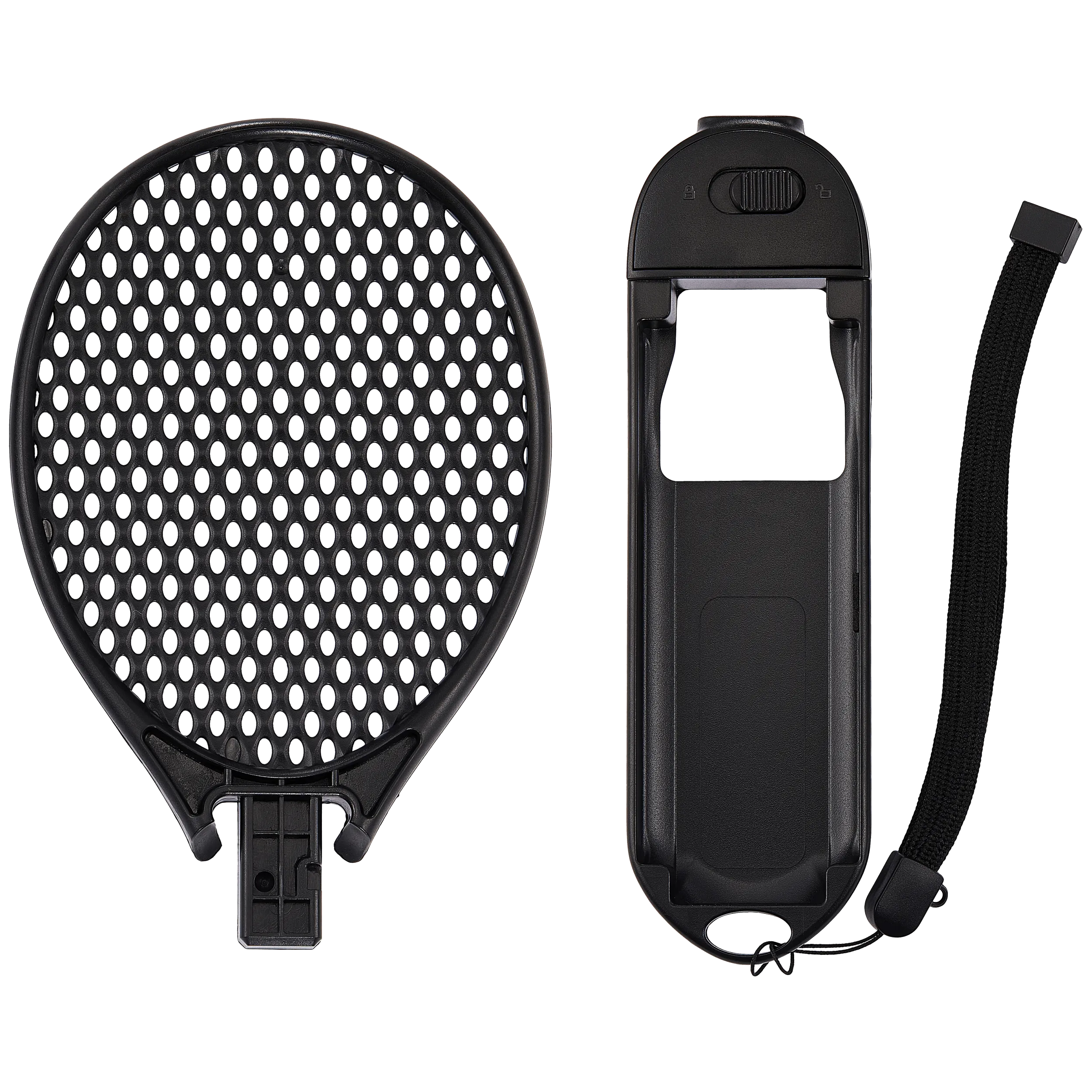 Tennis Racket für Nintendo Switch 2 Joy-Con Controller (Schwarz) (2 Pack)