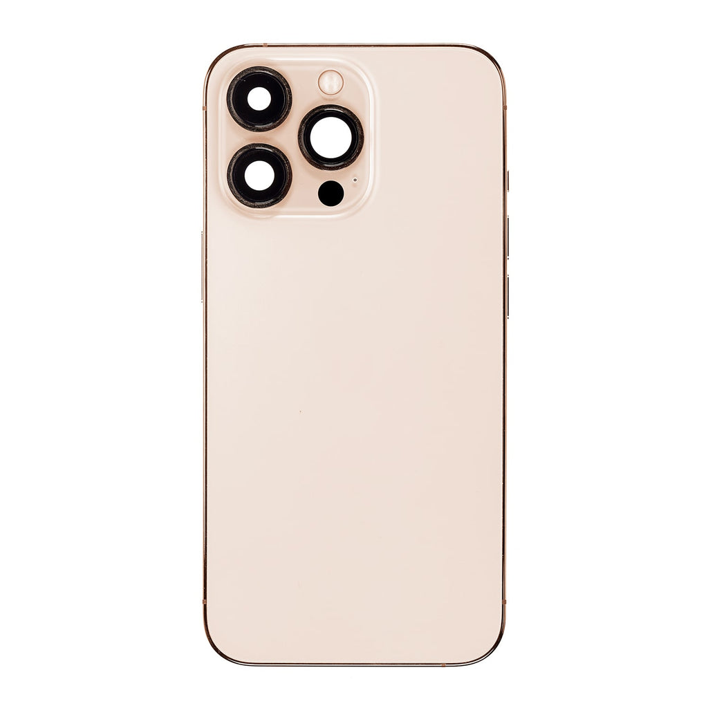 Backcover/Rahmen mit Small Parts für iPhone 13 Pro (EU / Global Version) (gebrauchter OEM-Ausbau, Qualität A) (Gold)