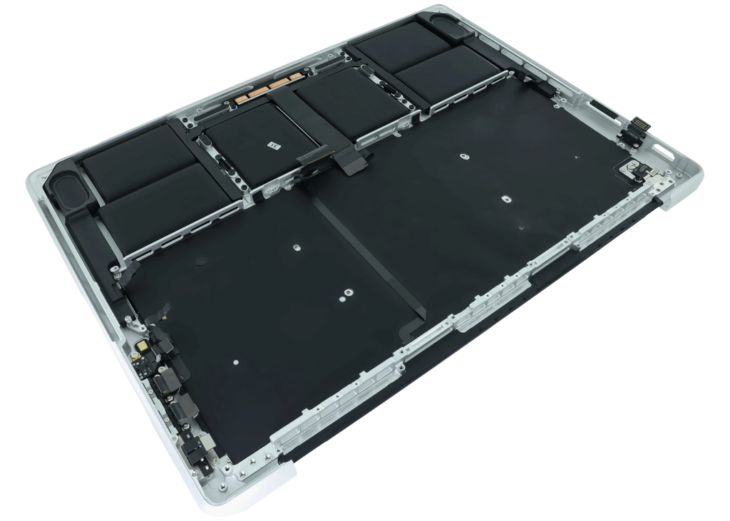 Top Case mit Akku and Keyboard (ANSI US) für MacBook Pro 14" A2442 (2021) / A2779 (2023) (gebrauchter OEM-Ausbau, Qualität A) (Silber)
