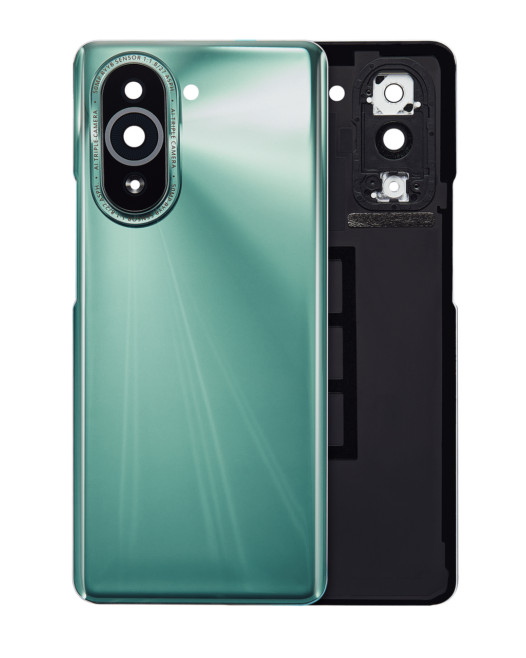 Glass Back Cover with Camera Lens for Huawei Nova 10 Pro (Green)