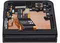 Inner OLED-Display mit Rahmen Compatible für Samsung Galaxy Z Flip 7 FE 5G (F761) (US & International) (Refurbished) (Schwarz)