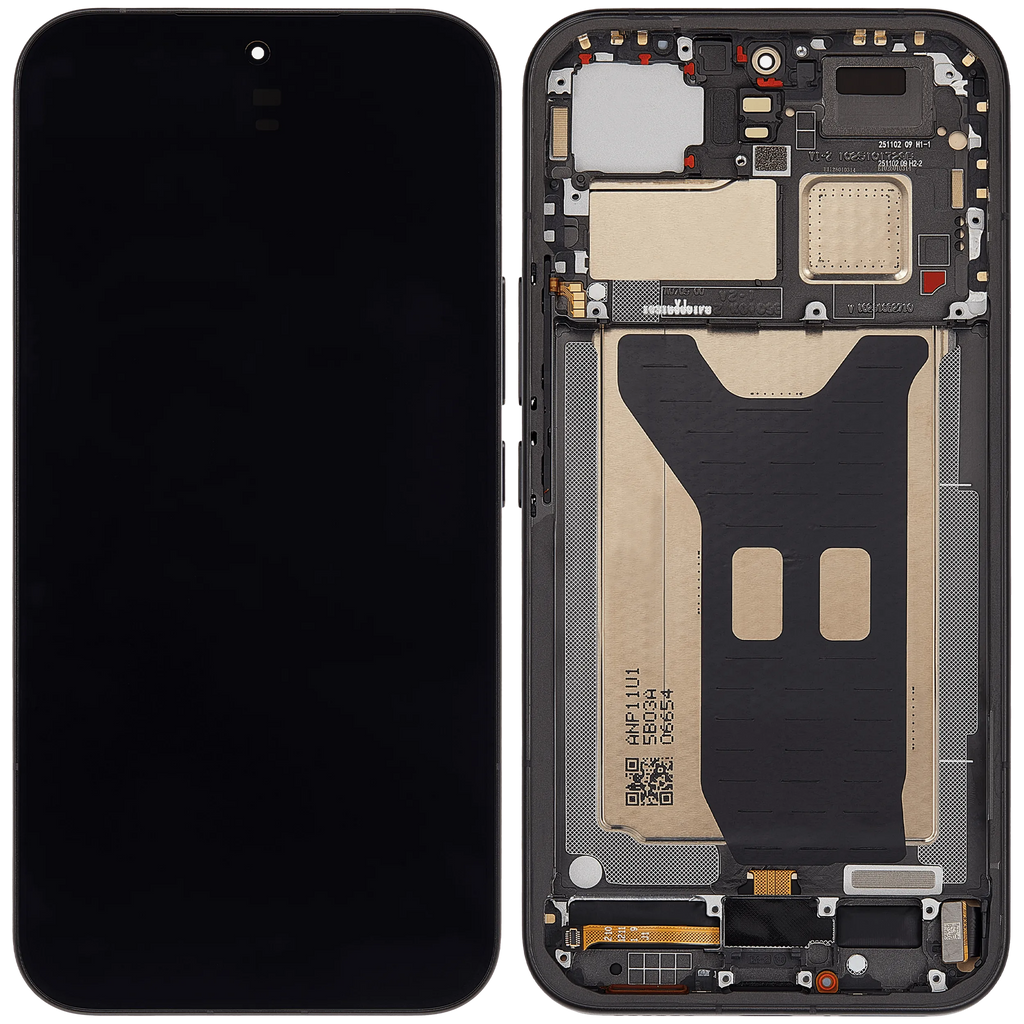 OLED-Display mit Rahmen für Xiaomi Poco F8 UItra / Redmi K90 Pro Max (Refurbished) (Schwarz)
