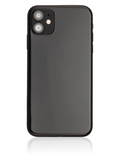 Backcover/Rahmen mit Small Components Pre-Installed für iPhone 11 (gebrauchter OEM-Ausbau, Qualität A) (Schwarz)