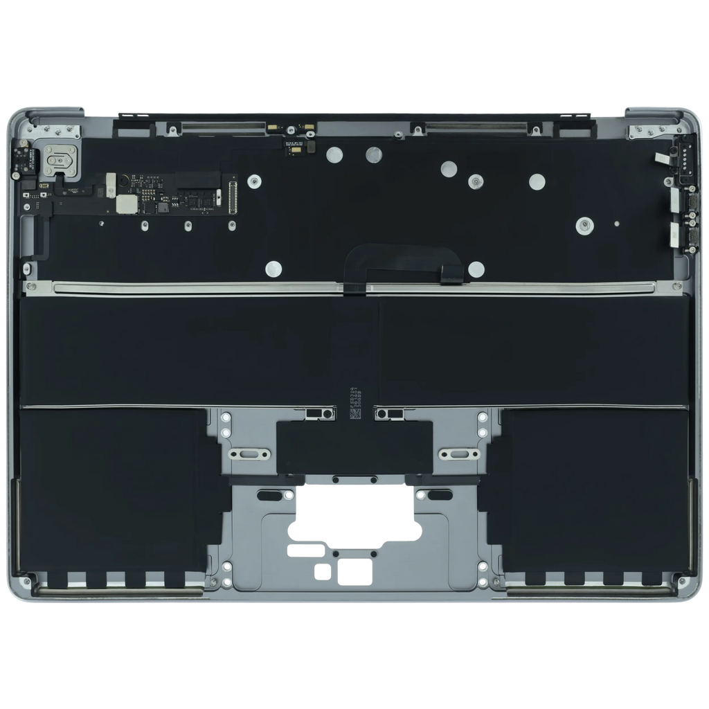 Top Case mit Keyboard (ANSI US) für MacBook Air 13" A2681 (2022) (gebrauchter OEM-Ausbau, Qualität B) (Space Grau)