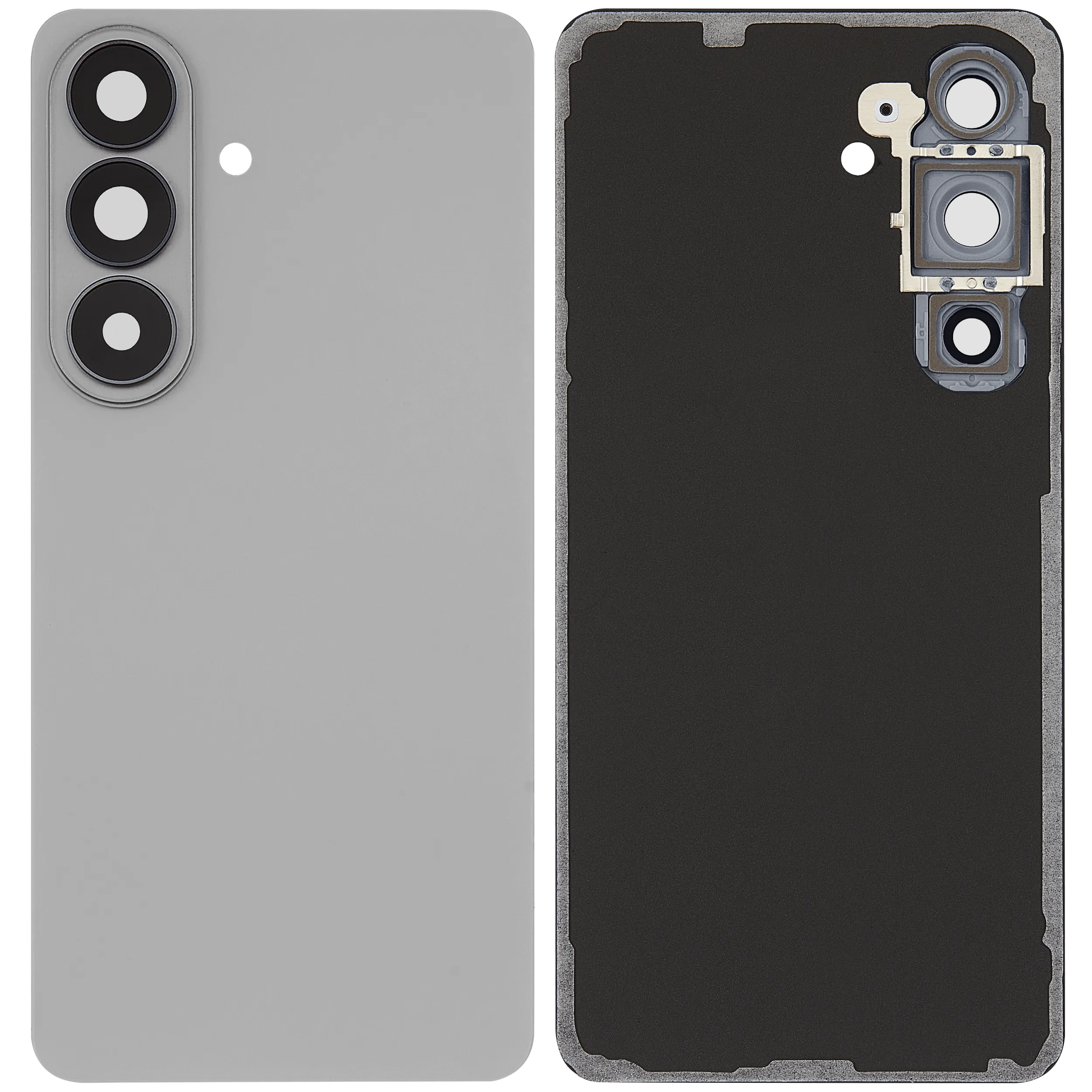 Backcover Glass mit Camera Lens für Samsung Galaxy S26 (Aftermarket Plus) (Silver Shadow)