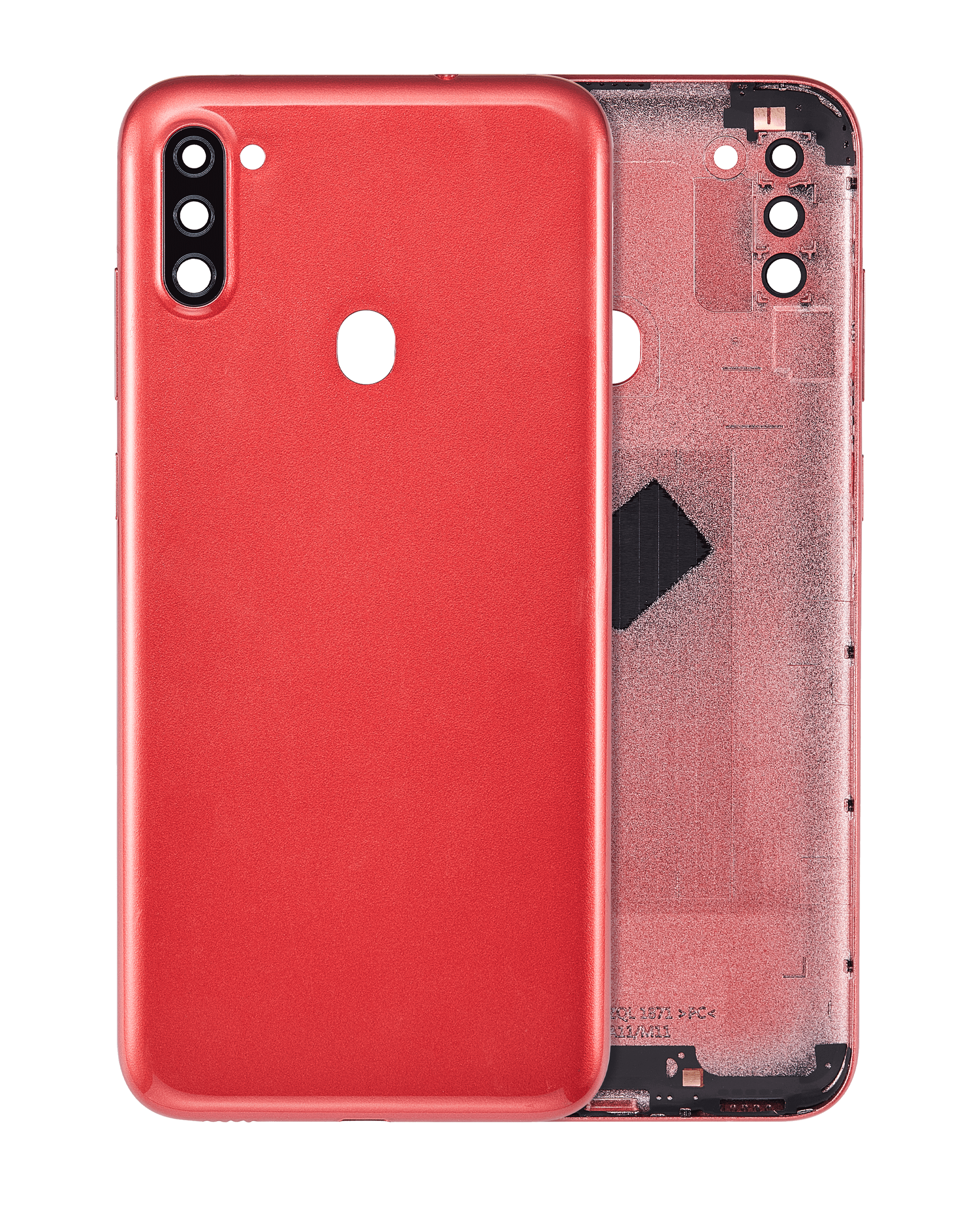 Backcover mit Kameralinse Samsung Galaxy A11 Rot Aftermarket Plus