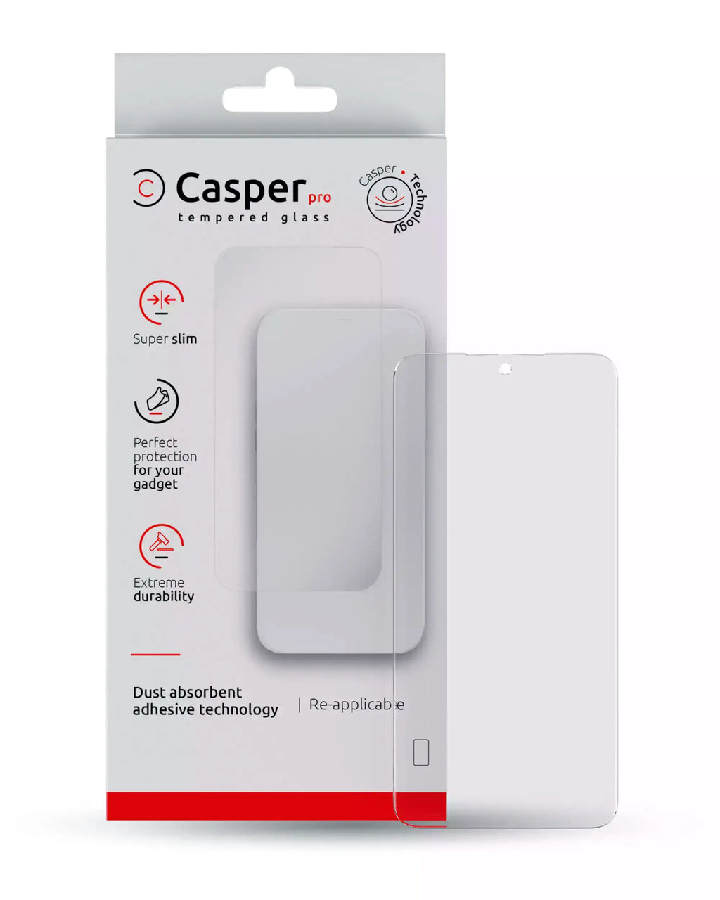 Casper Pro Tempered Glass for Samsung Galaxy A51 4G (A515 / 2019) / A51 5G (A516 / 2020) (Retail Pack) (Clear)