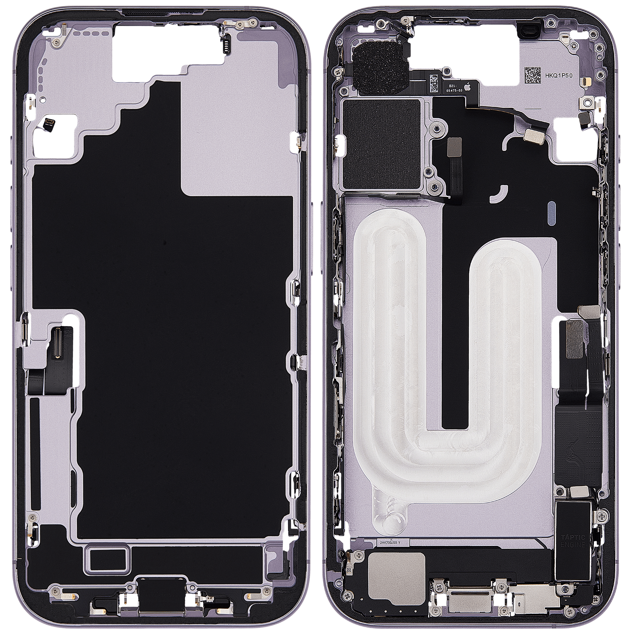Original Apple-Ausbau B gebraucht – iPhone 17 US Version Rahmen Lavender