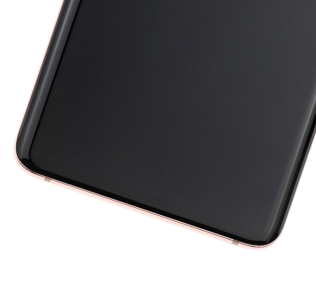 OLED-Display mit Rahmen für Samsung Galaxy S10 (Service Pack) (Flamingo Pink)