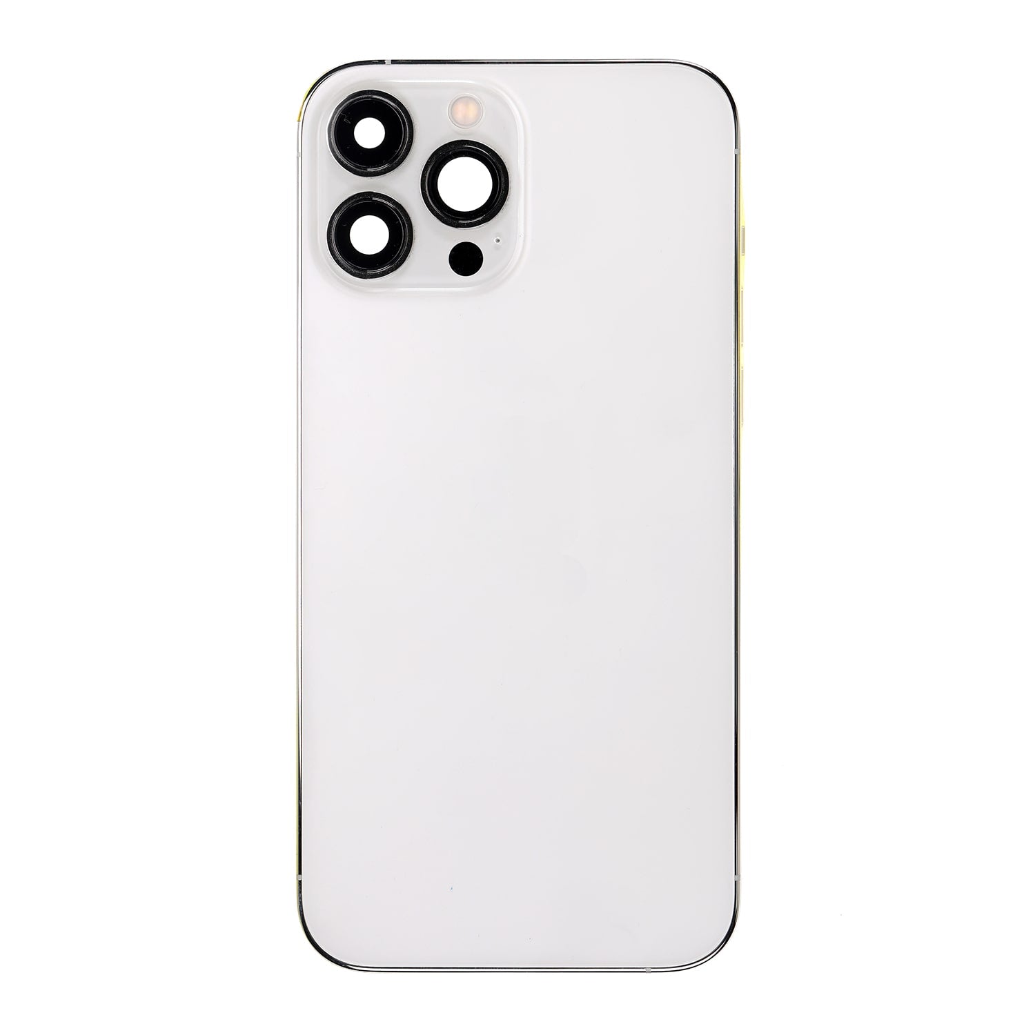 Backcover/Rahmen mit Small Parts für iPhone 13 Pro Max (US-Version) (gebrauchter OEM-Ausbau, Qualität A) (Silber)