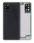 Backcover mit Kameralinse für Samsung Galaxy A31 (Service Pack) Schwarz