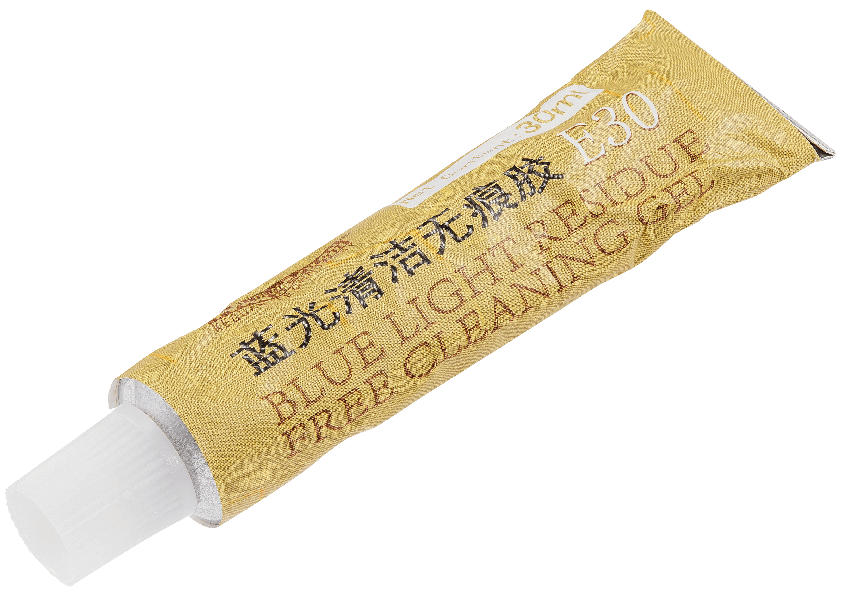 E30 Kamera Blaulicht spurenfreier Klebstoff-Reiniger (30 ml) (Keguan)