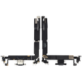 Ladebuchse Flex Cable für iPhone 16 Plus (gebrauchter OEM-Ausbau) (Schwarz)