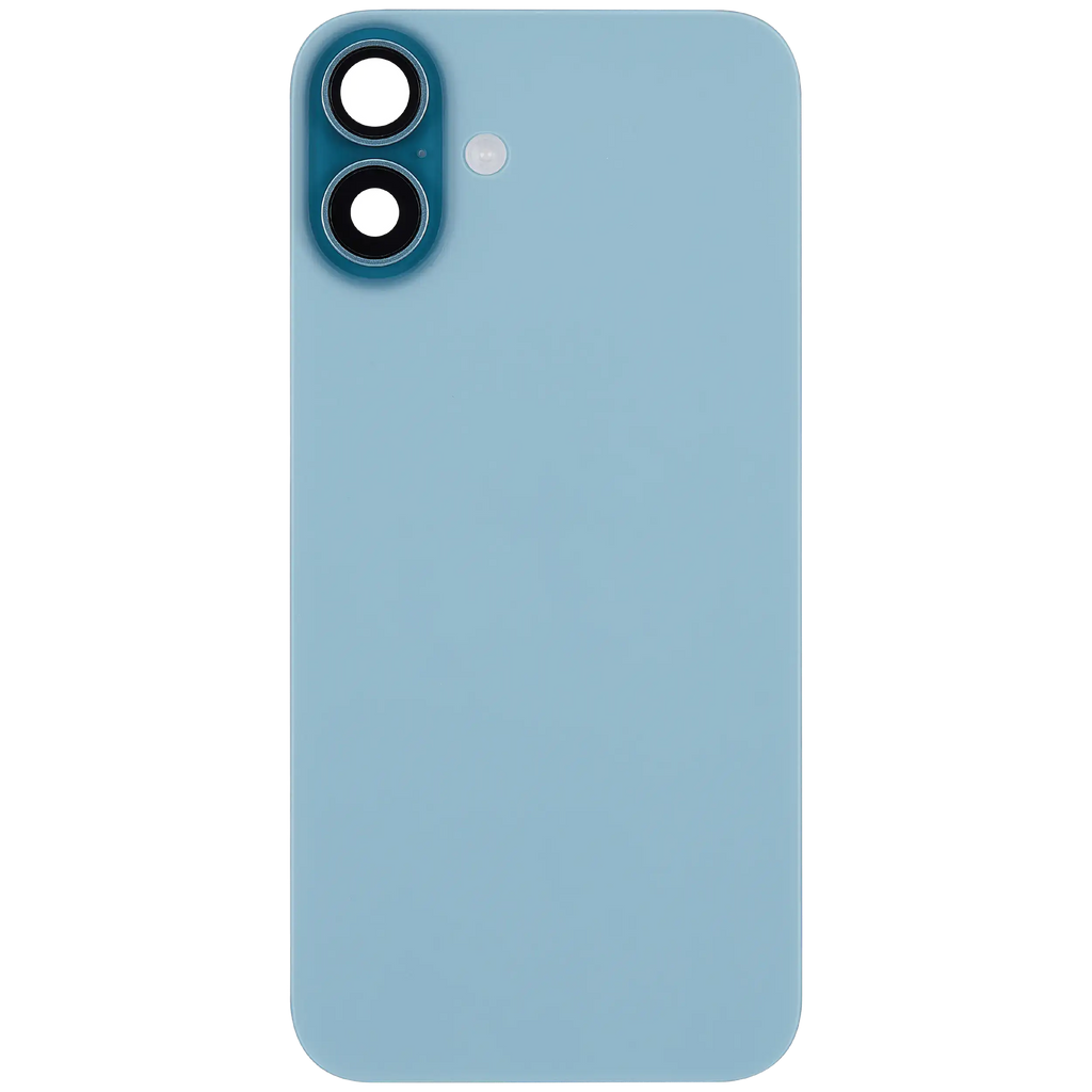 Backcover mit MagSafe Magnet & NFC & Blitz-Flexkabel für iPhone 16 Plus (gebrauchter OEM-Ausbau, Qualität C) (Teal)