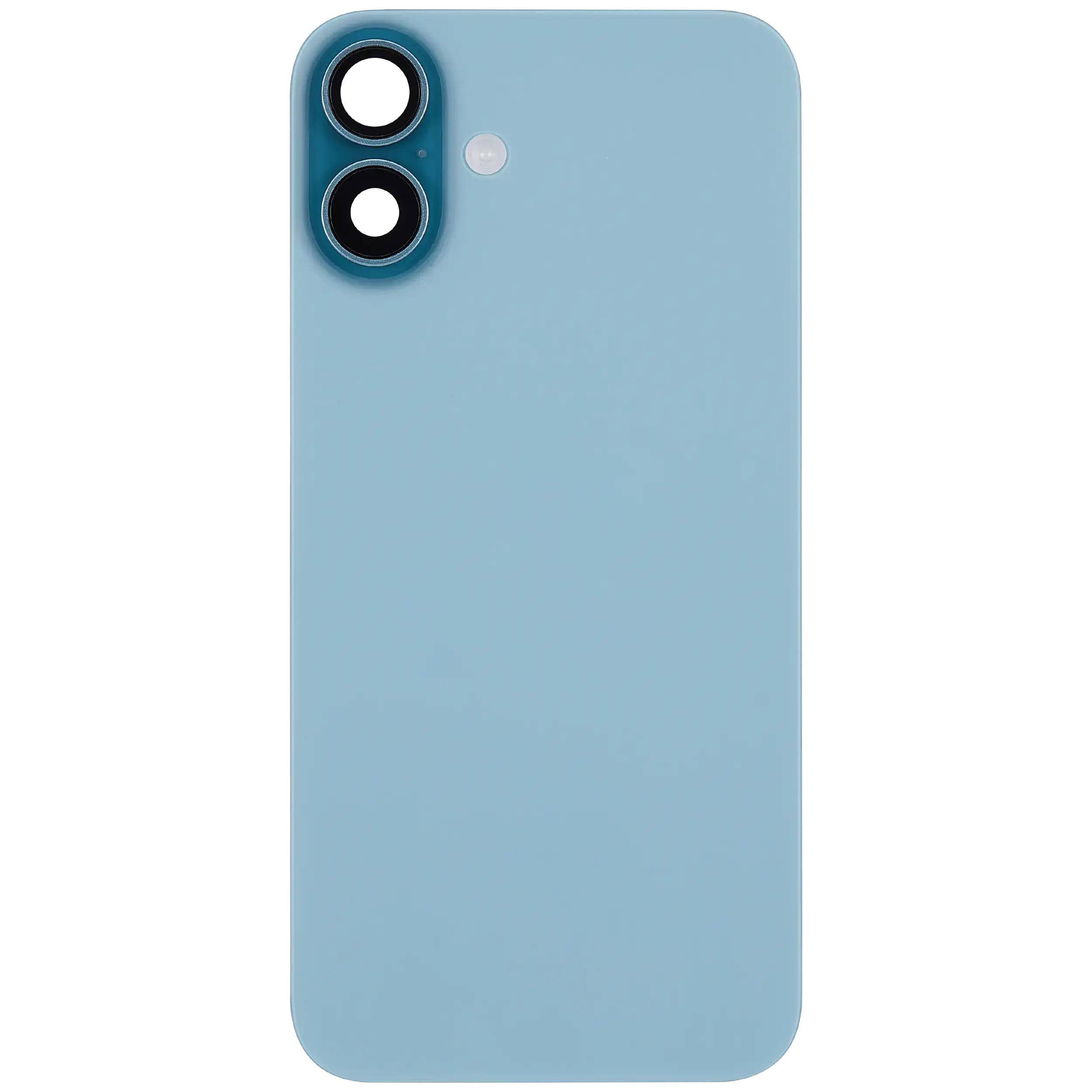 Backcover mit MagSafe Magnet & NFC & Blitz-Flexkabel für iPhone 16 Plus (gebrauchter OEM-Ausbau, Qualität C) (Teal)