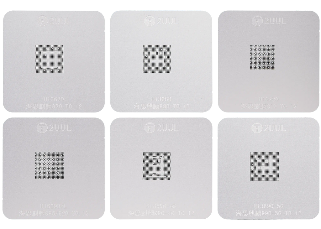 BH17 CPU Reball Base Magnetic Dual-Sided Reballing-Plattform Set (CPUX75) (2UUL)