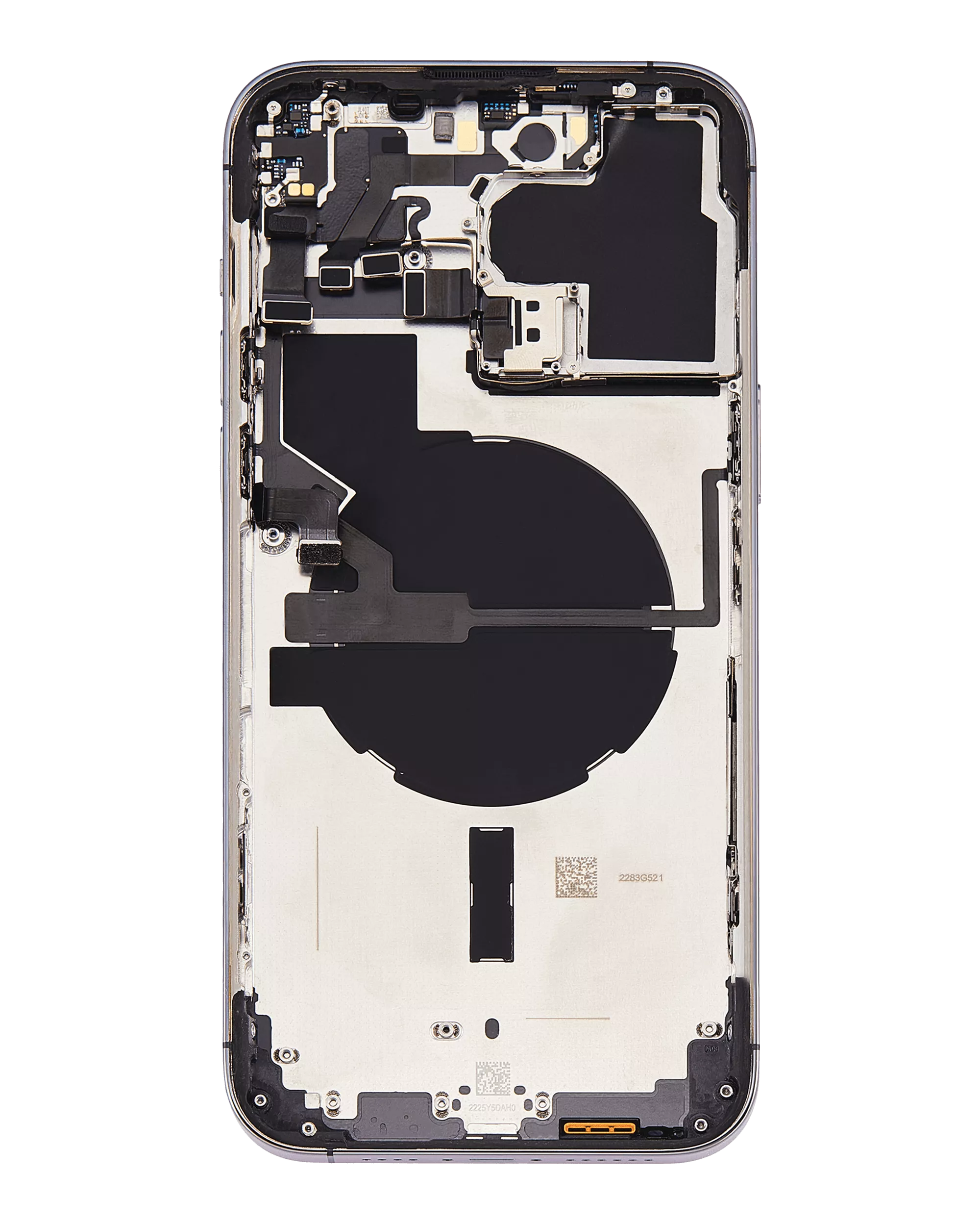Backcover/Rahmen mit Small Parts für iPhone 14 Pro Max (US-Version) (gebrauchter OEM-Ausbau, Qualität B) (Deep Purple)