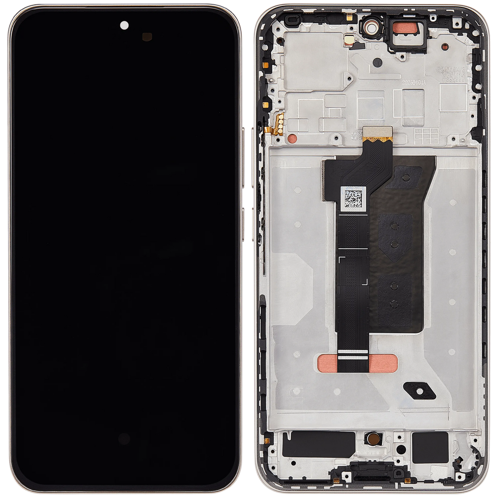 OLED-Display mit Rahmen für Honor 400 (Refurbished) (Desert Gold)