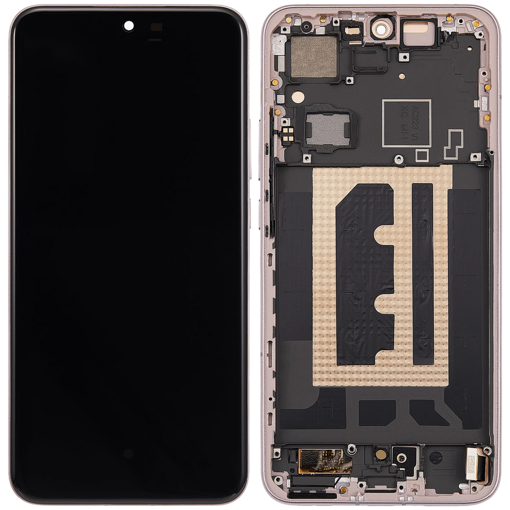 OLED-Display mit Rahmen für Oppo Reno 13 Pro (Refurbished) (Pink)