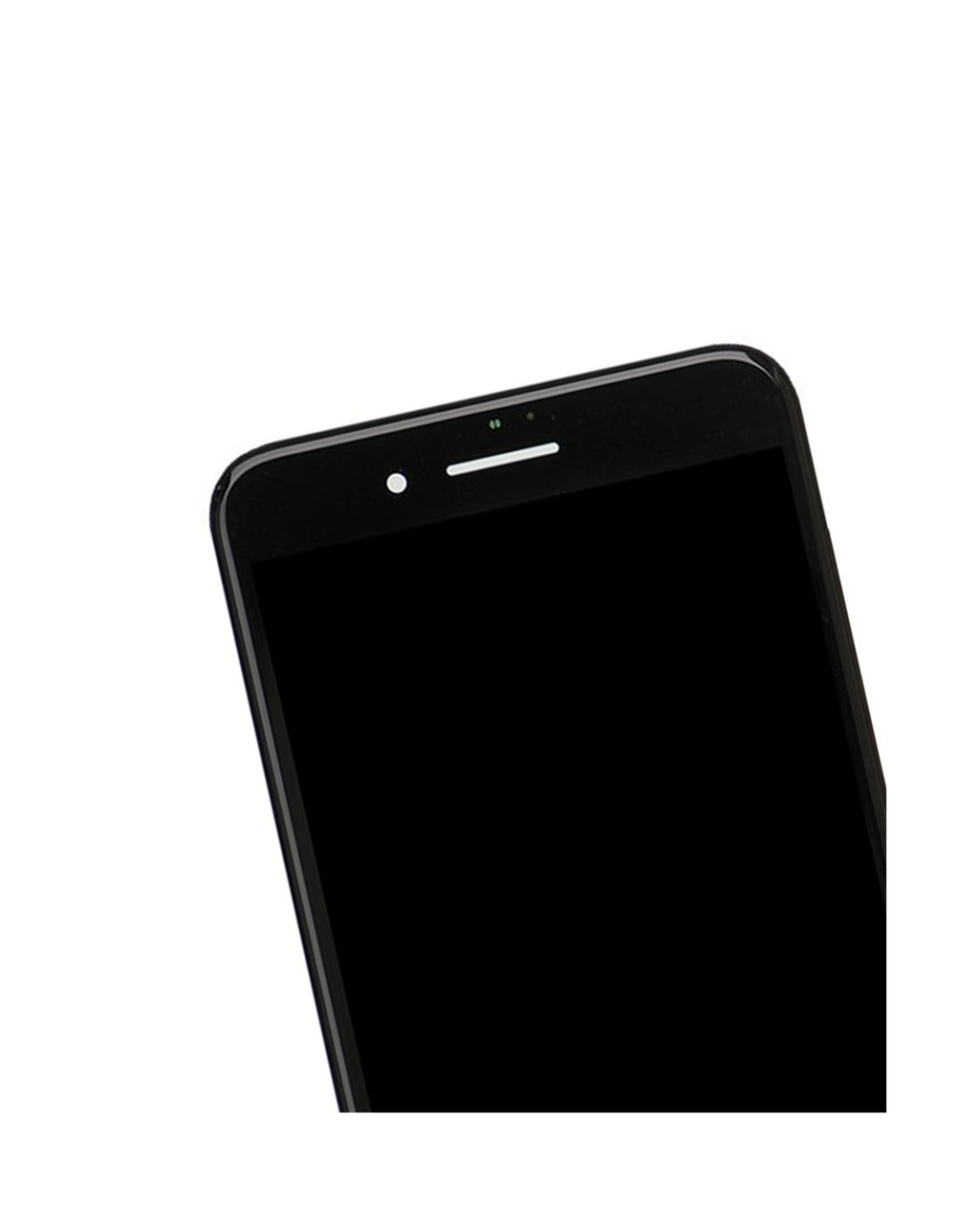 Complete LCD-Display mit Stahlplatte für iPhone 7 (mit Front Camera: Prox Sensor & Ear Speaker) (Aftermarket Plus Quality: XO6) (Schwarz)