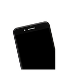 Complete LCD-Display mit Stahlplatte für iPhone 7 (mit Front Camera: Prox Sensor & Ear Speaker) (Aftermarket Plus Quality: XO6) (Schwarz)