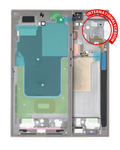 Back Cover/Frame for Samsung Galaxy S24 Ultra 5G (International Version) (Service Pack) (Titanium Gray)