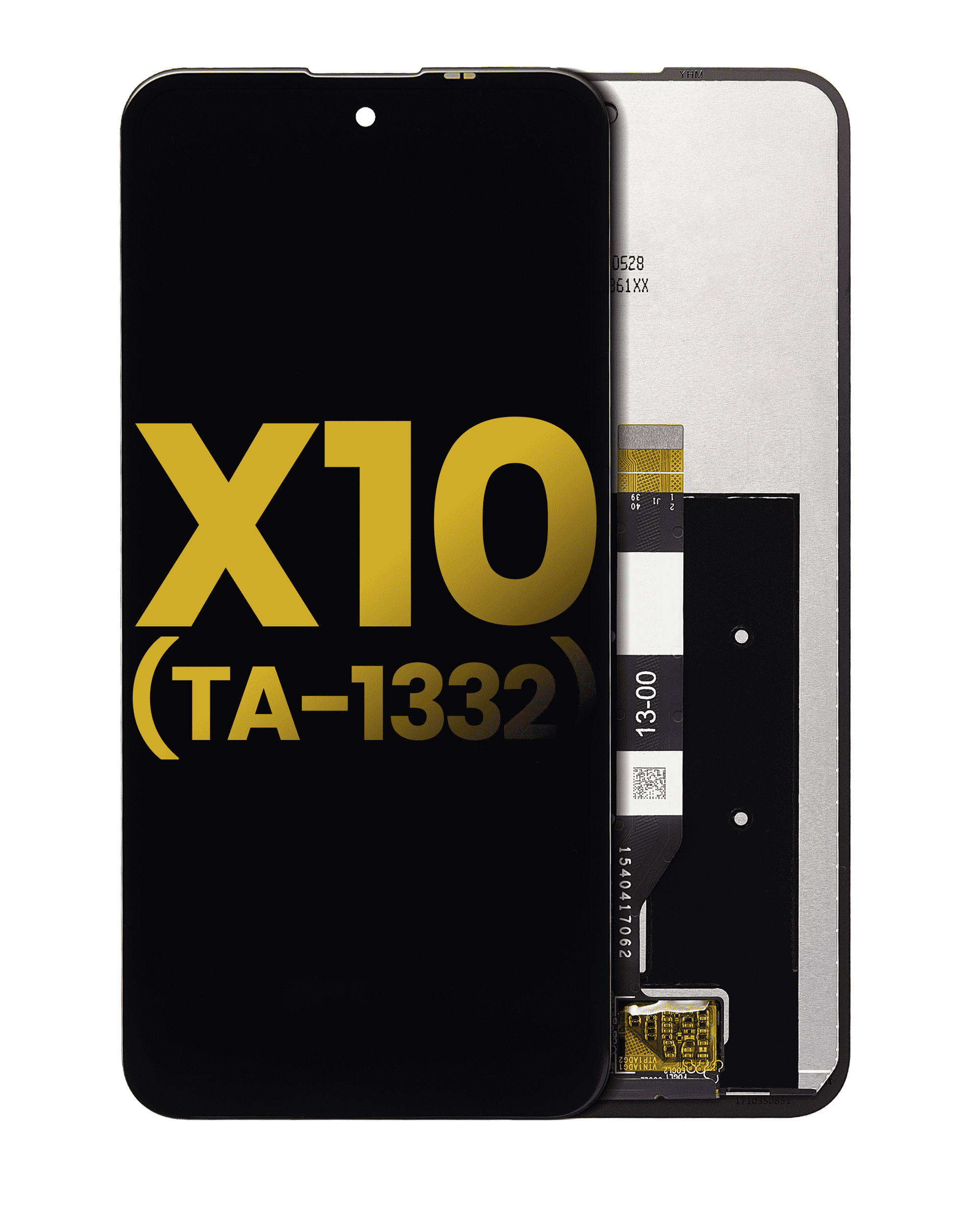 LCD-Display ohne Rahmen für Nokia 8.1 (Aftermarket Plus)