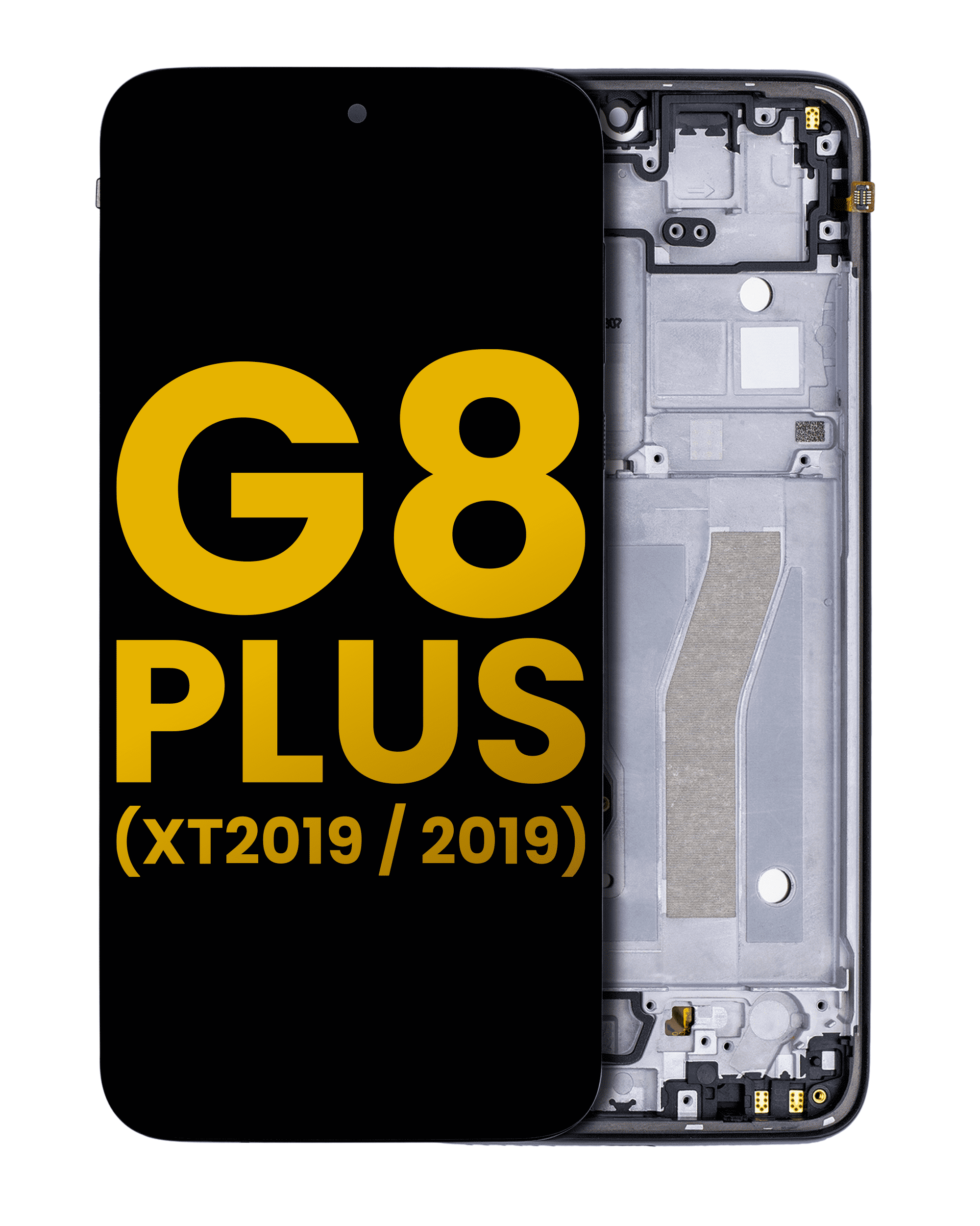 LCD Display with Frame for Motorola Moto G8 Plus (XT2019 / 2019) (Refurbished) (All Colors)