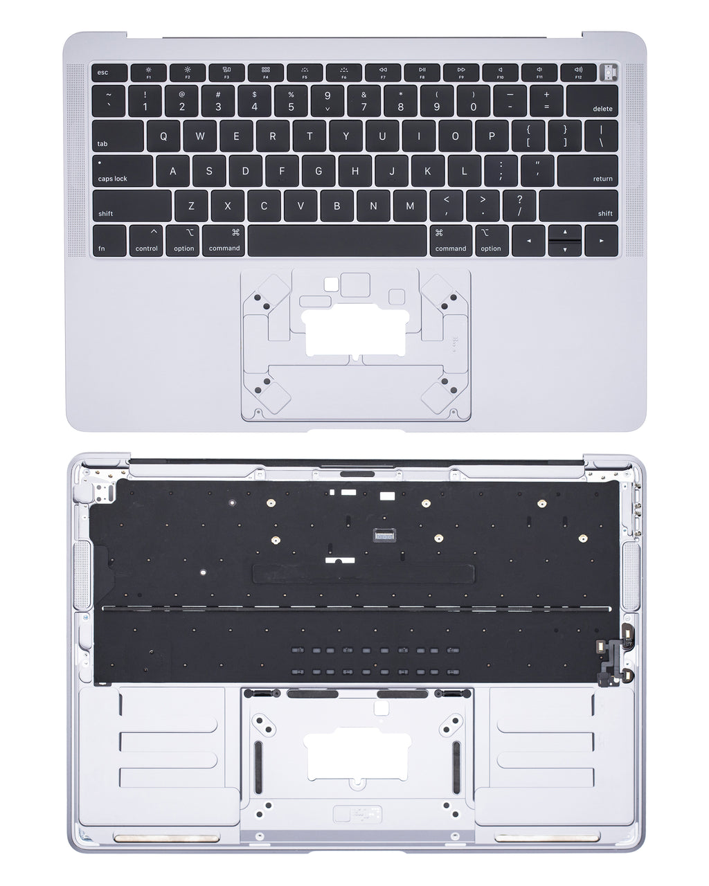 Top Case mit Keyboard (ANSI US) für MacBook Air 13" A1932 (2018-2019) (gebrauchter OEM-Ausbau, Qualität A) (Space Grau)