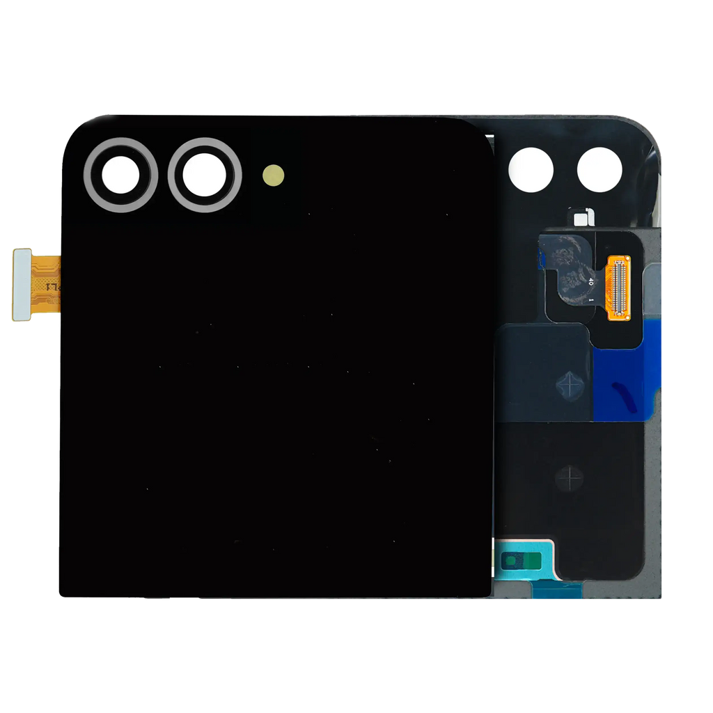Outer OLED Display for Samsung Galaxy Z Flip 6 5G (US & International) (Used OEM Pull, Grade A/B) (Silver Shadow)