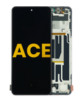 OLED-Display mit Rahmen für OnePlus ACE (Refurbished) (Alle Farben)