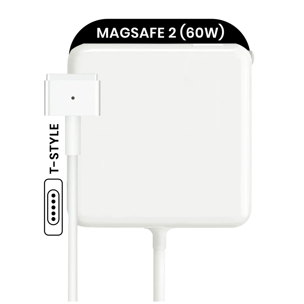 45W MagSafe 2 Power Adapter with Cable (T-Style) for MacBook (OEM Pull Grade: New)