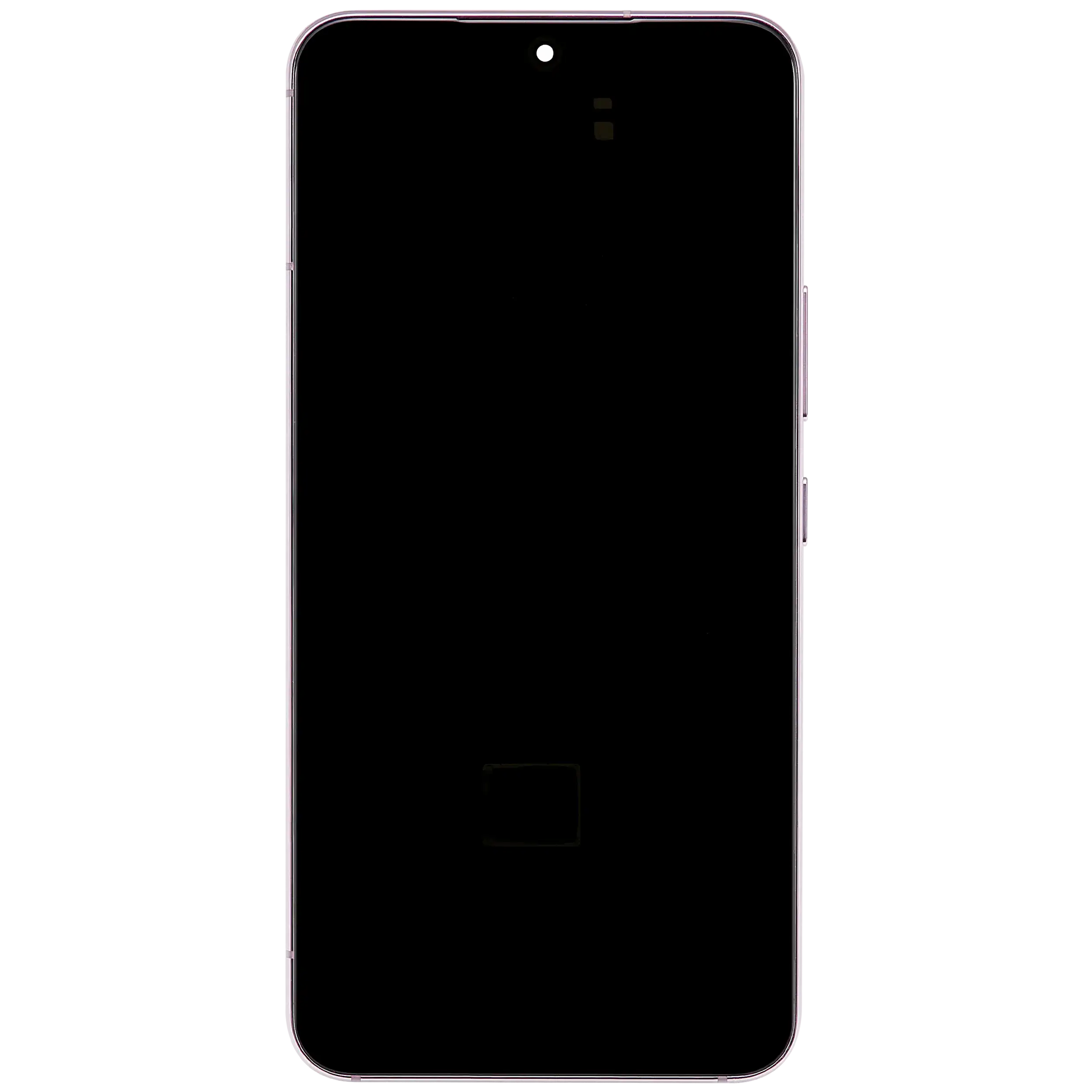 OLED-Display mit Rahmen für Samsung Galaxy S22 5G (US & Internationale Version) (gebrauchter OEM-Ausbau, Qualität A) (Bora purple)