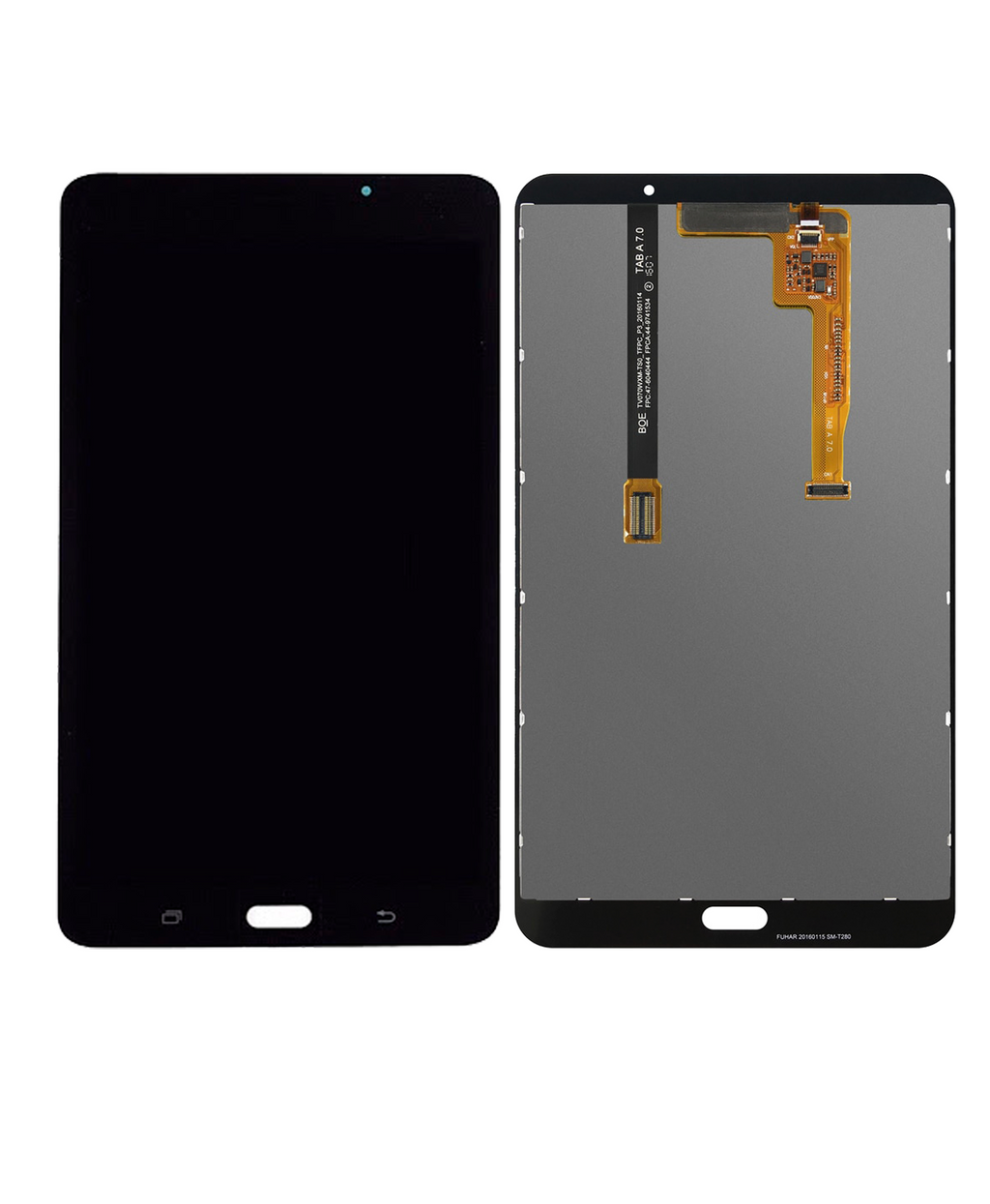 LCD-Display ohne Rahmen für Samsung Galaxy Tab A 7.0" 2016 (T280) (WiFi Version) (Refurbished) (Schwarz)