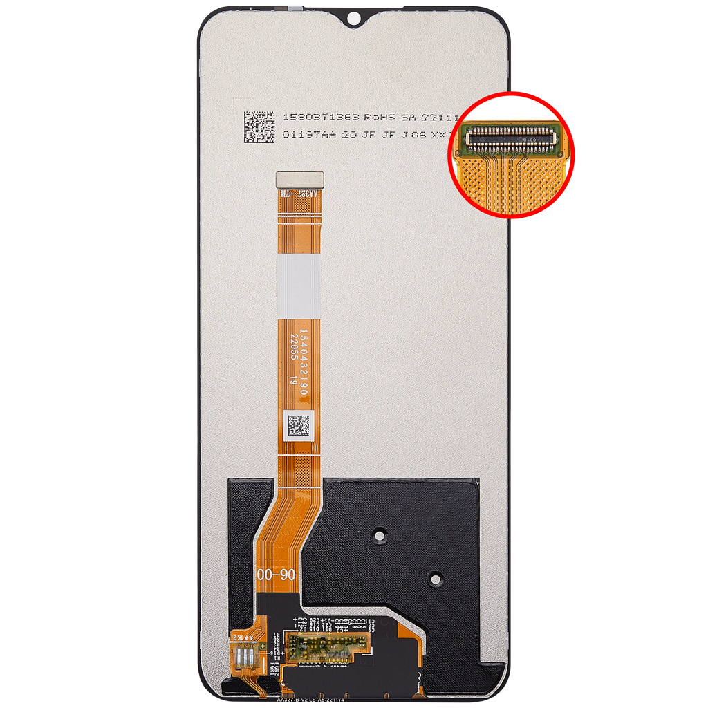LCD-Display ohne Rahmen für Realme C35 / Narzo 50A Prime (Refurbished) (Alle Farben)