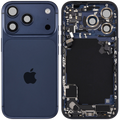Backcover/Rahmen mit Ladebuchse Flex & Small Parts für iPhone 17 Pro (EU / Global Version) (gebrauchter OEM-Ausbau, Qualität C) (Deep Blue)