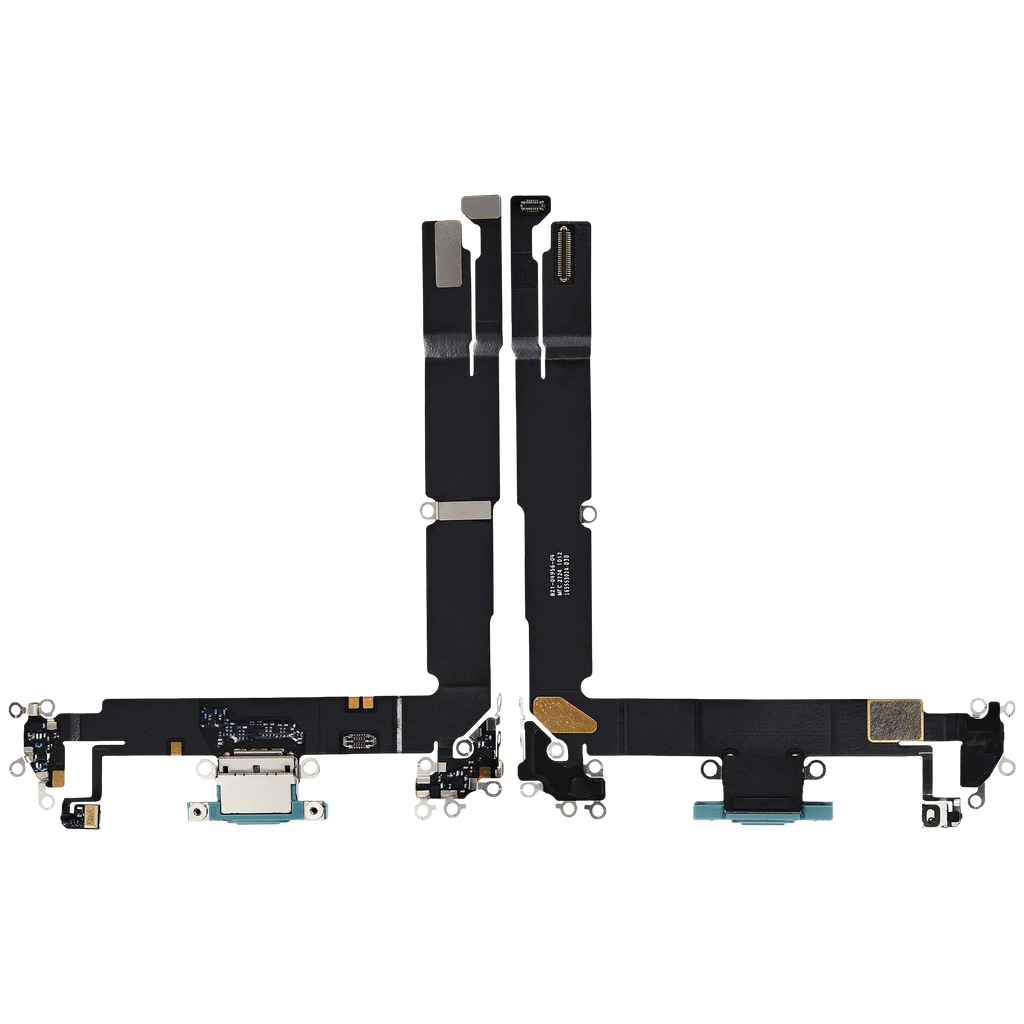 Ladebuchse Flex Cable für iPhone 16 Plus (gebrauchter OEM-Ausbau) (Teal)