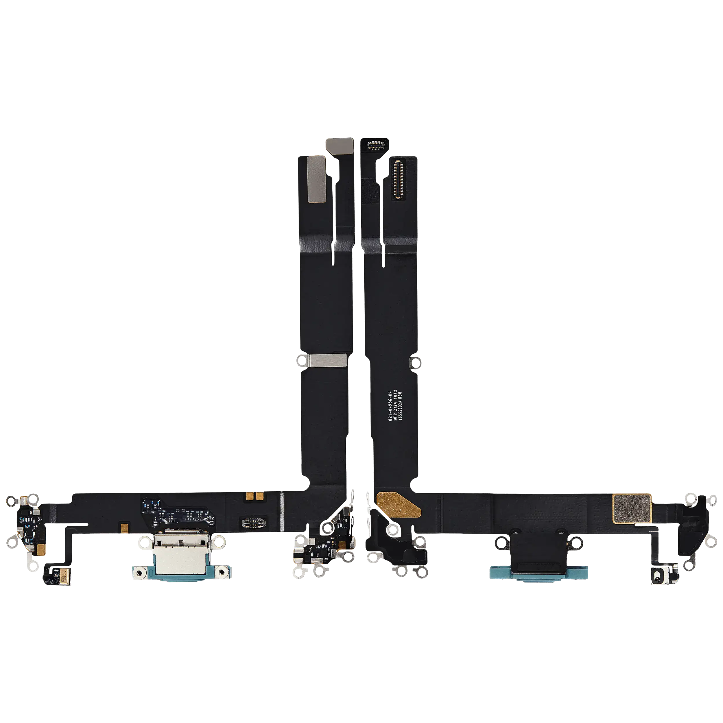 Ladebuchse Flex Cable für iPhone 16 Plus (gebrauchter OEM-Ausbau) (Teal)