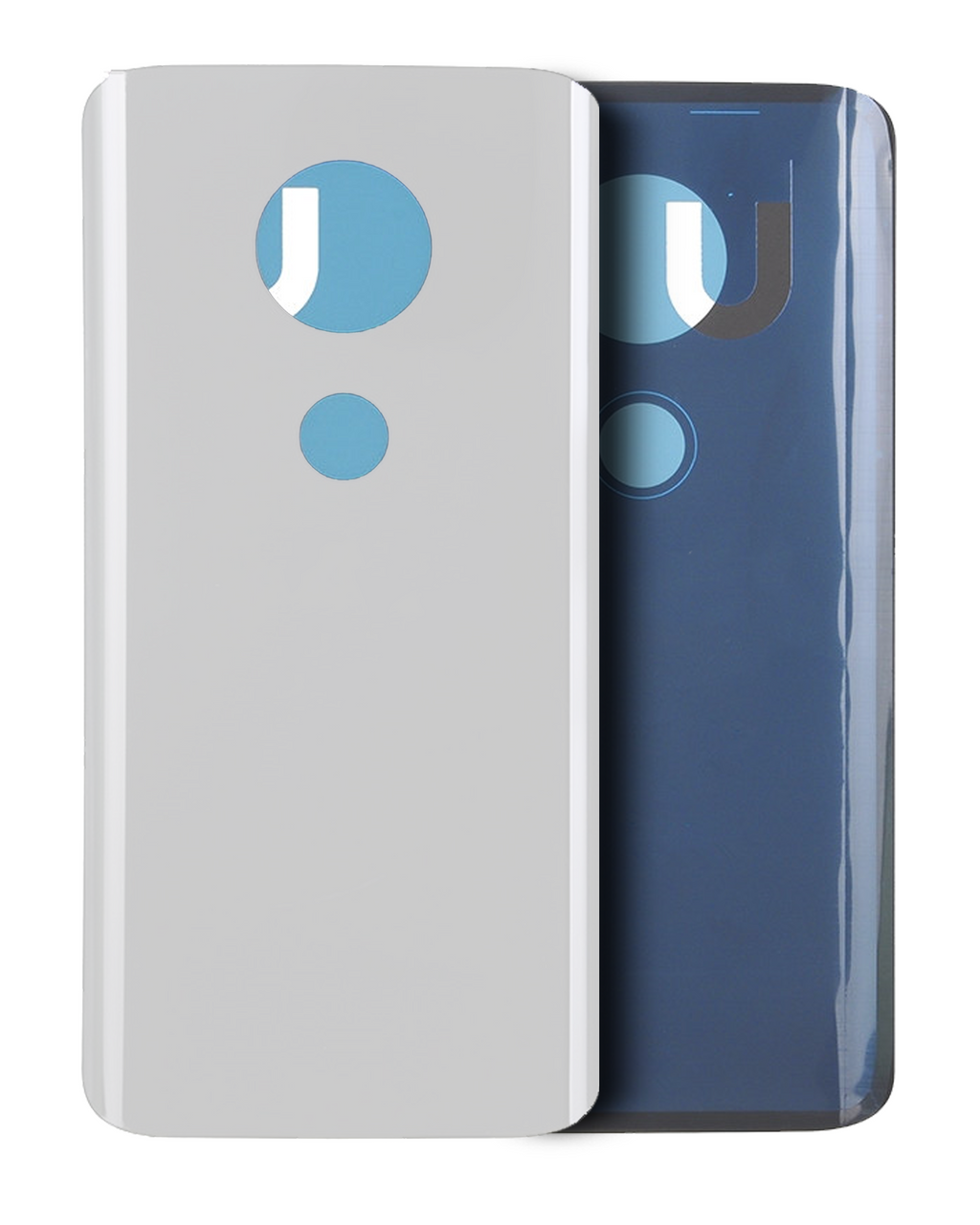 Back Cover for Motorola Moto G7 (XT1962 / 2019) – Clear White – Original OEM