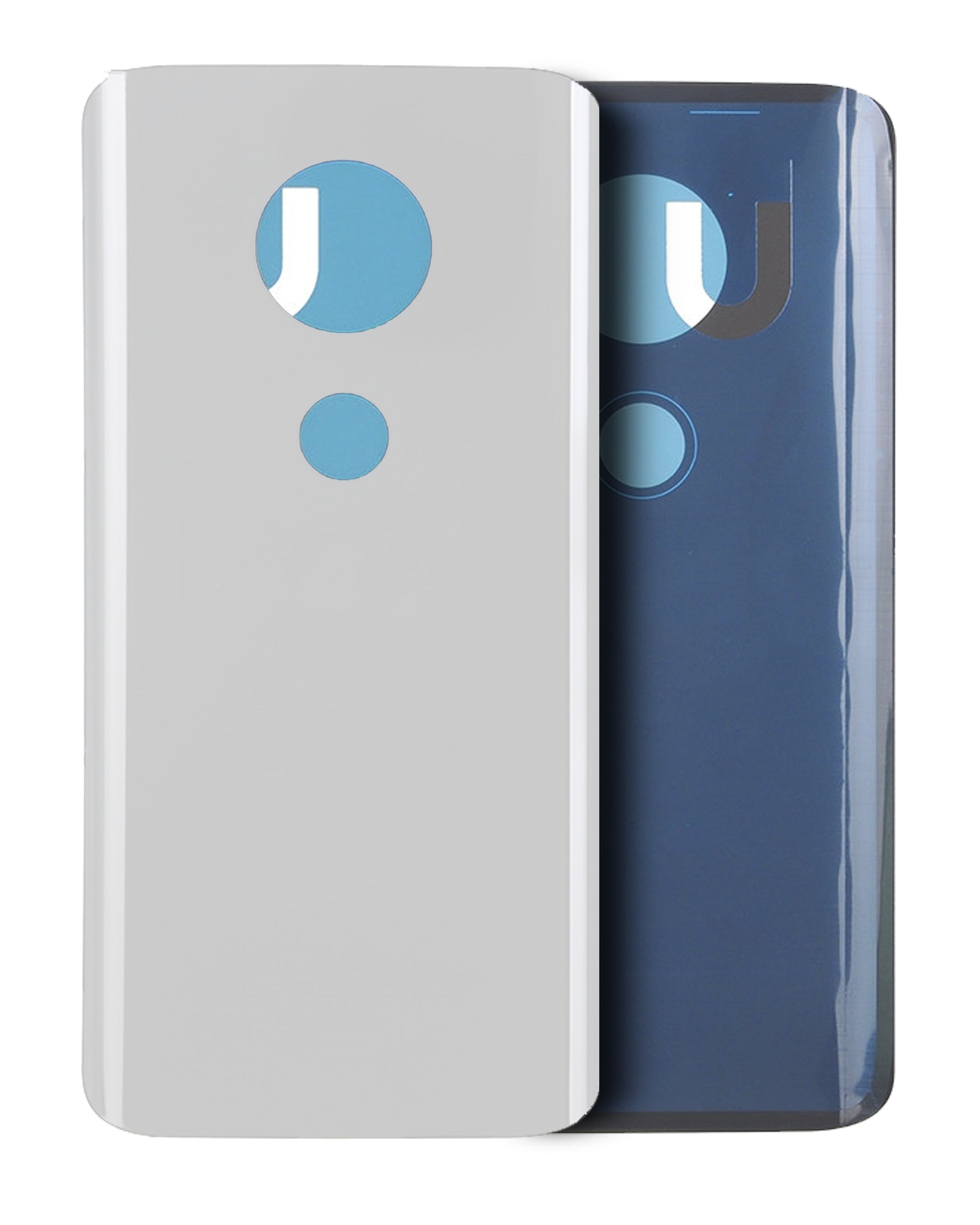 Back Cover for Motorola Moto G7 (XT1962 / 2019) – Clear White – Original OEM