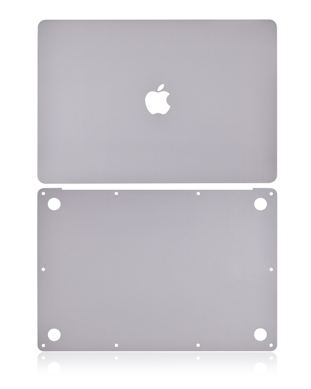 2 in 1 (Top and Bottom) Skin für MacBook Air 13" A1932 (2018-2019) / A2179 (2020) (Space Grau)