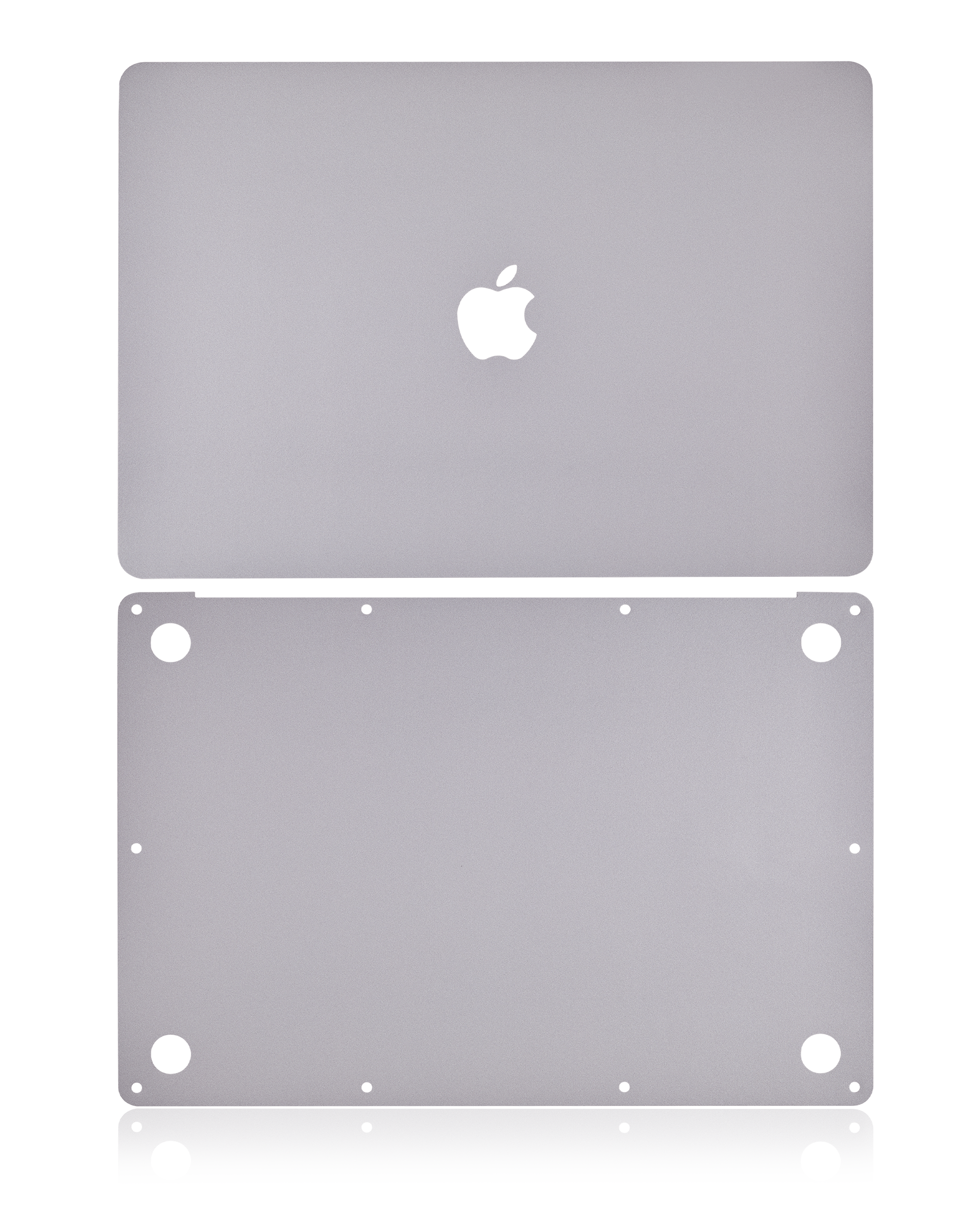 2 in 1 (Top and Bottom) Skin für MacBook Air 13" A1932 (2018-2019) / A2179 (2020) (Space Grau)