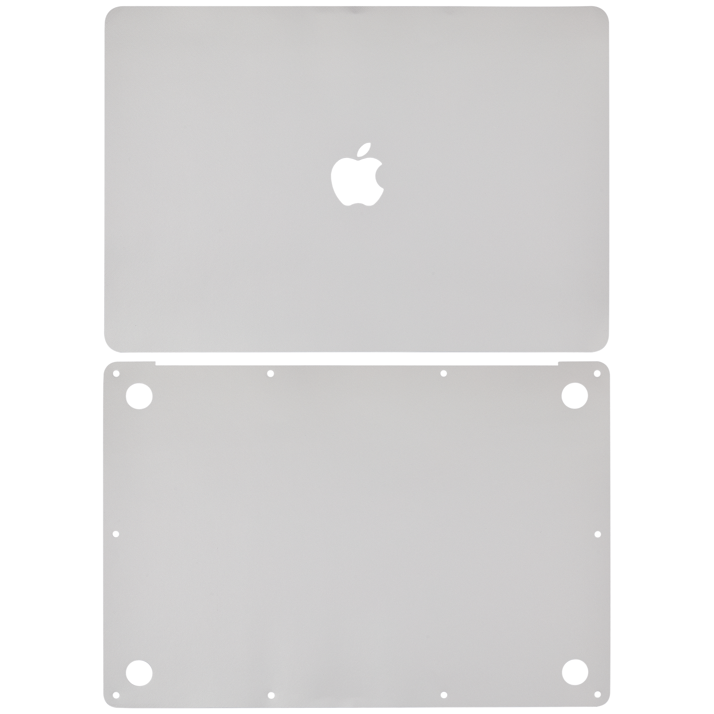 2-in-1 Skin (Lid & Base) for MacBook Air 13" A1932 (2018-2019) / A2179 (2020) (Silver)