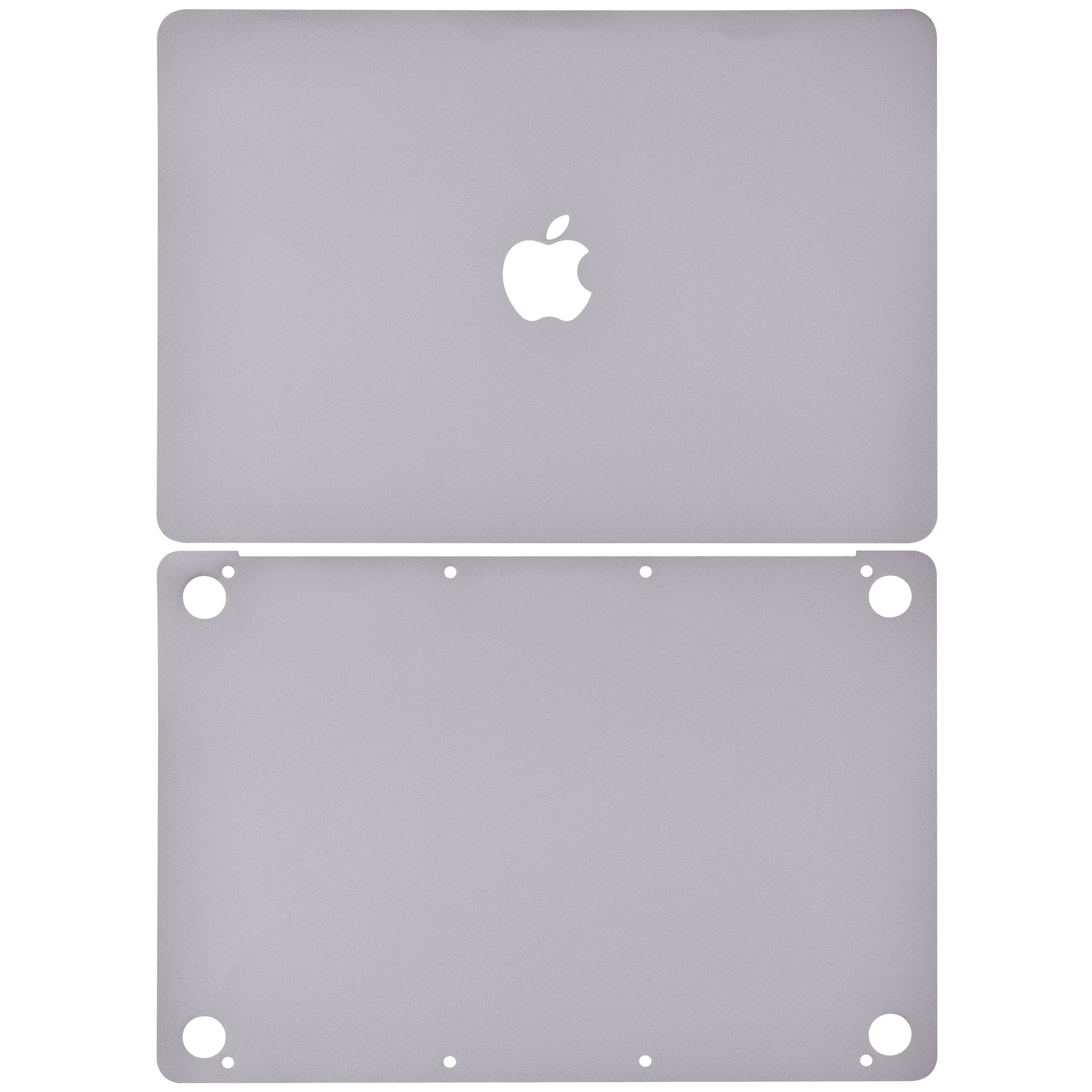 2-in-1 Skin (Top and Bottom) for MacBook 12" A1534 (2015-2017) – Space Gray