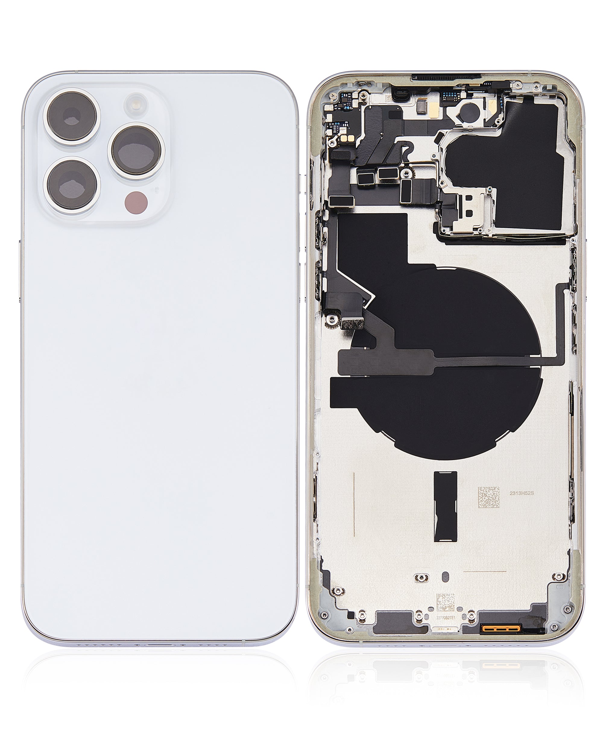 Original Apple-Ausbau A gebraucht – iPhone 14 Pro Max Backcover/Rahmen Silber