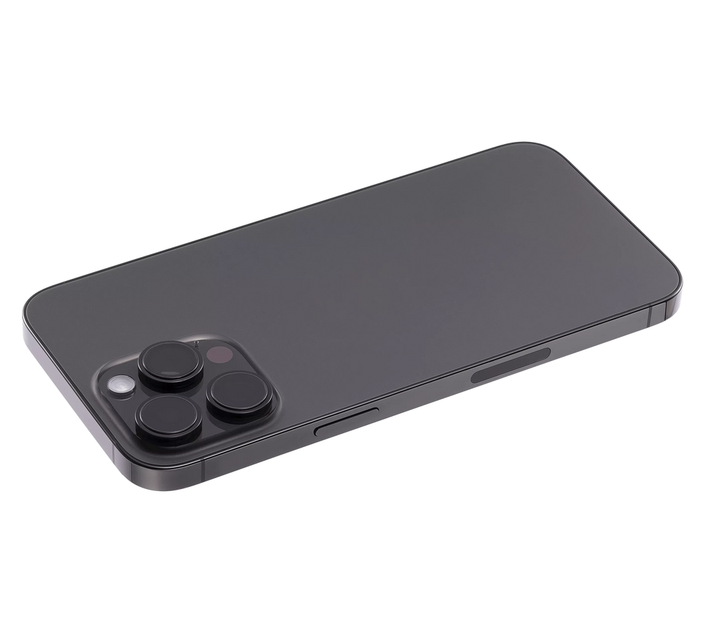 Original Apple-Ausbau B gebraucht – iPhone 14 Pro Backcover/Rahmen Space Schwarz